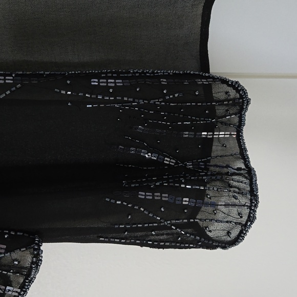 BKE Boutique sheer shrug/ jacket - Picture 3 of 5